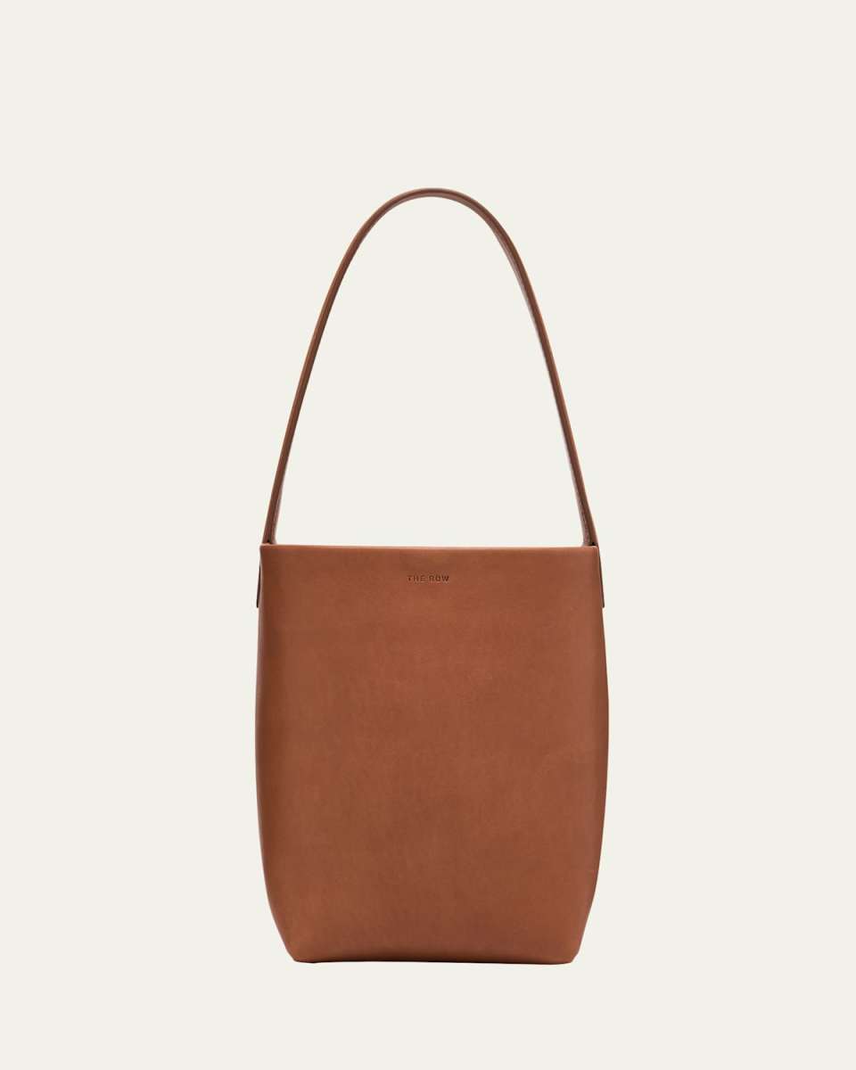 Park Small North-South Tote Bag in Saddle Leather